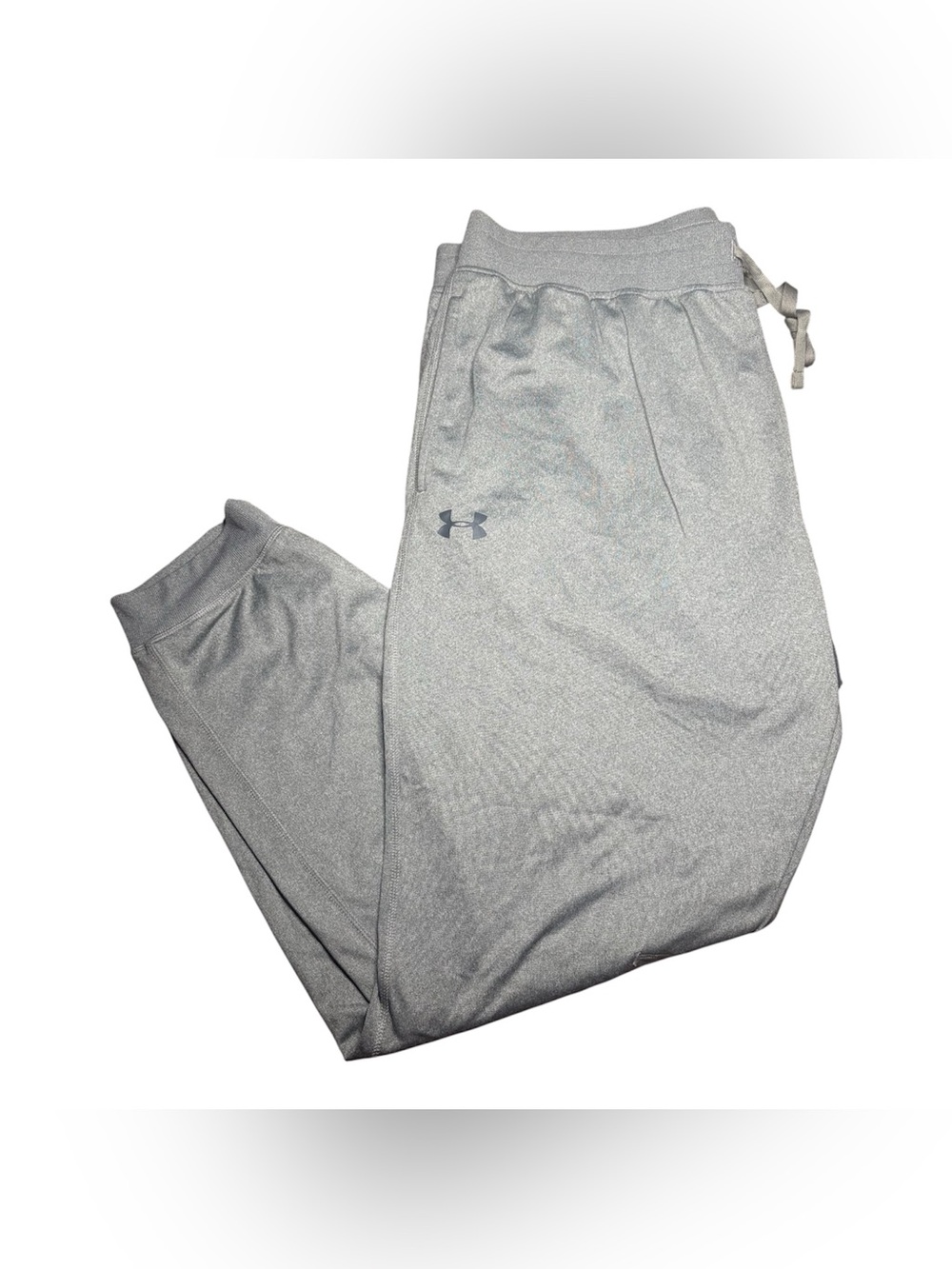 Under Armour Men's 2XL ColdGear Gray Drawstring Cuff Ankle Joggers Pockets